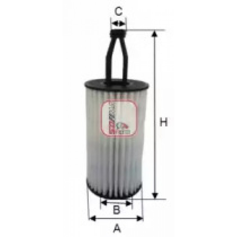 S 5172 PE SOFIMA Фільтр оливи